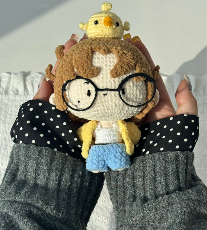 JUHOON YELLOW DUCK CROCHET PLUSH